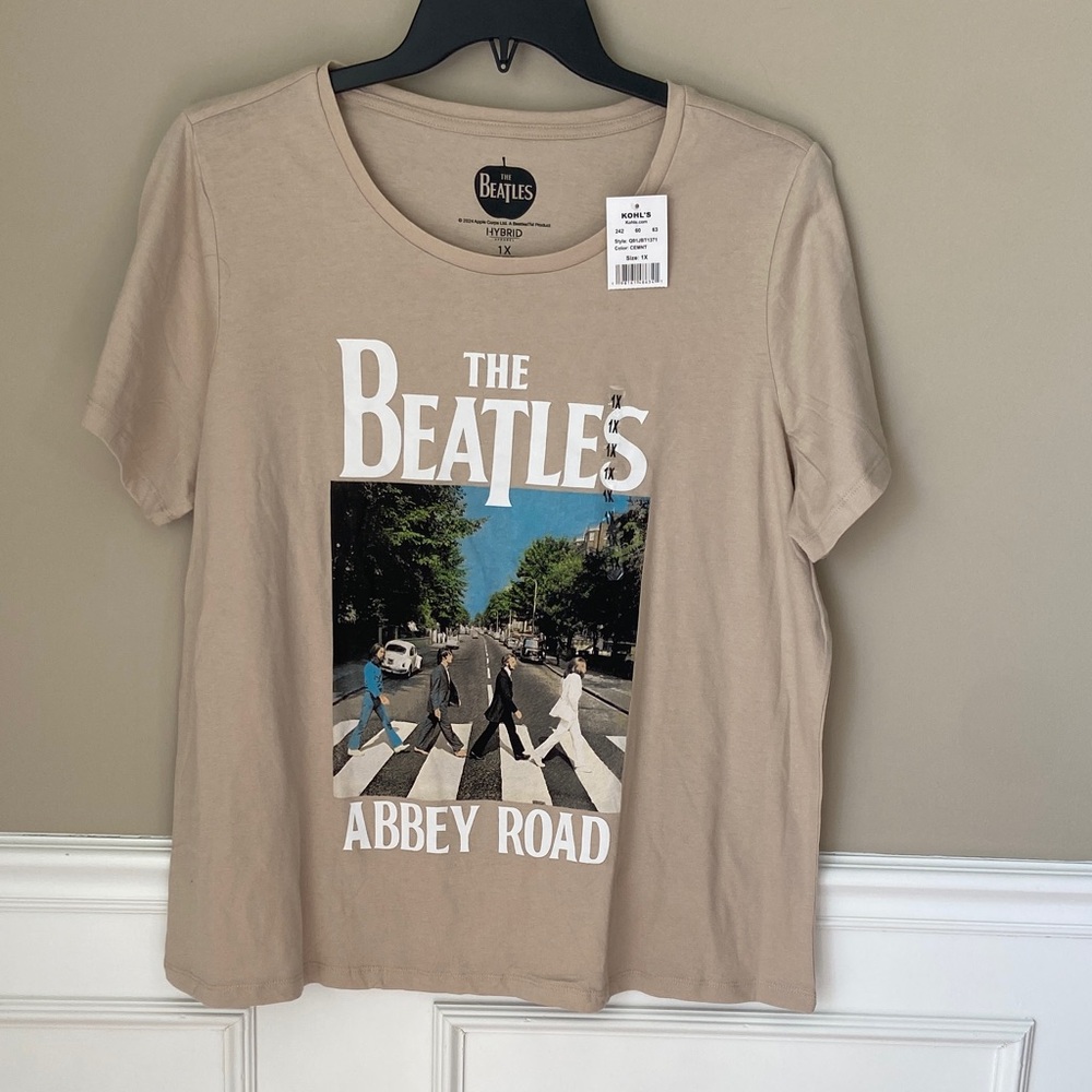 NWT The Beatles Abbey Road Tshirt -‎ 1X